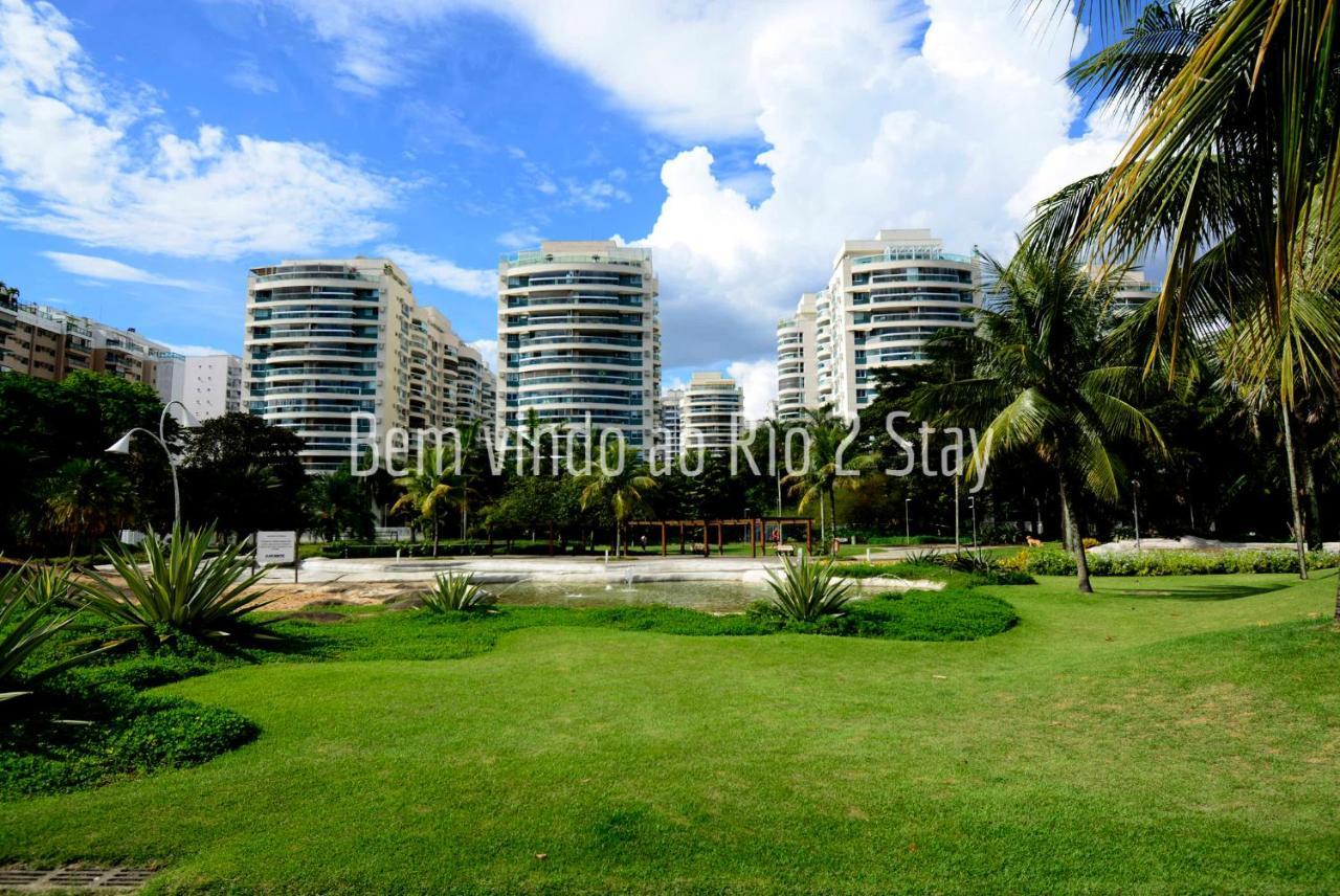 Verano Stay Flat Com Garagem E Wi-Fi - Parque Olimpico Río de Janeiro Exterior foto